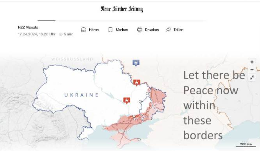 Peace Map that ends the Russia - Ukraine conflict