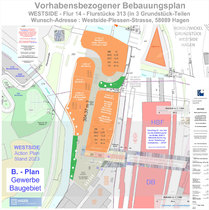 Vorschlag Bebauungsplan Westside Hagen Zentrale Grundstücke