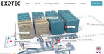 Kästen Lager Logistik von Fa. Exotec - 450 x 650 mm Kästen in 4 Höhen - die Lager-Logistik für den E-Commerce